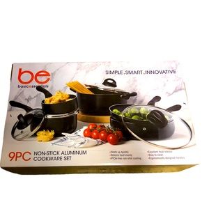 Basic Essentials 9pc. Non-stick cookware set